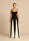 Black & Ivory Maxi Dress